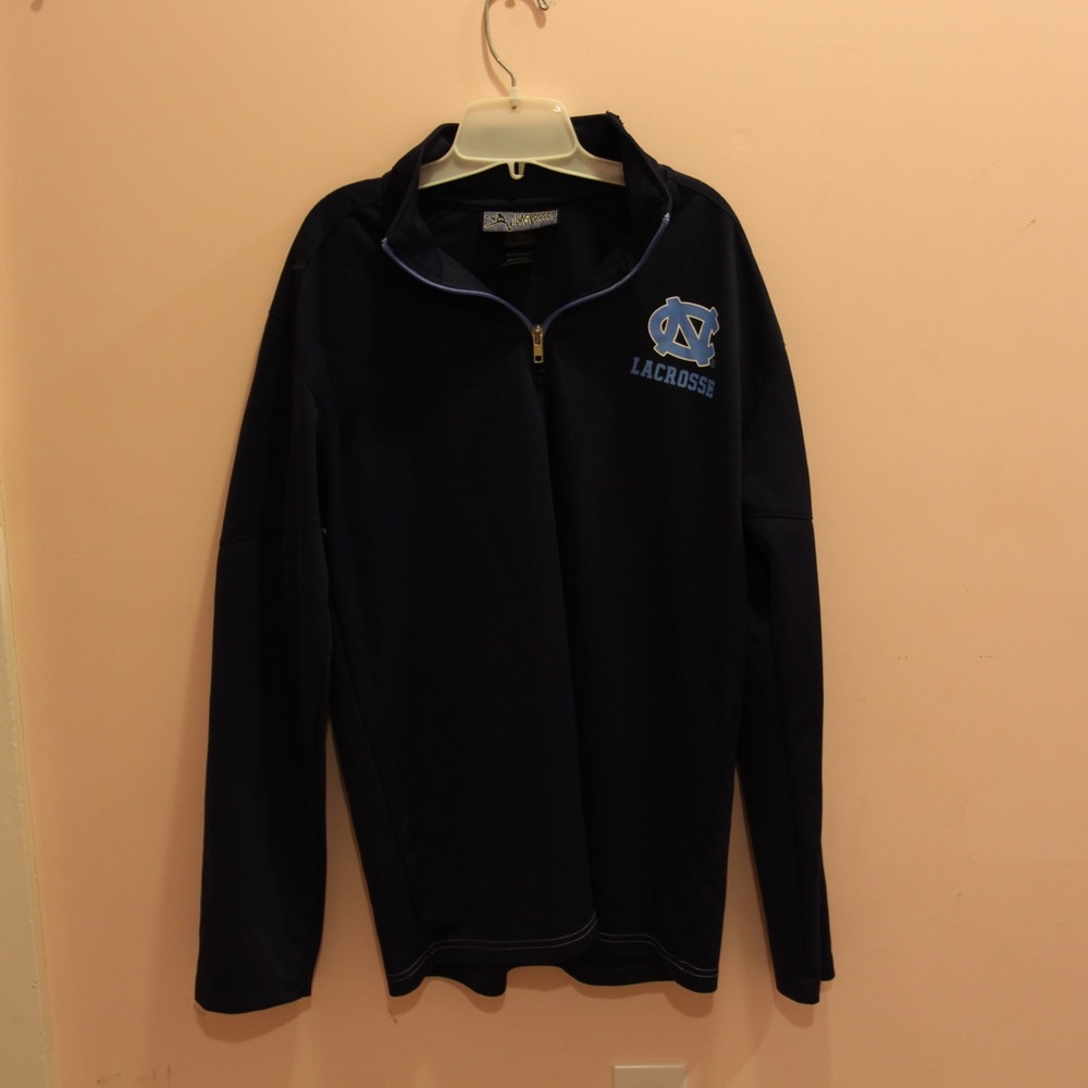 Lacrosse Unlimited Custom Navy UNC Quarter Zip YXL